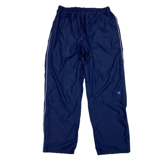 Champion Authentic Navy Track Pants XL Lined Windbreaker - Picture 1 of 14